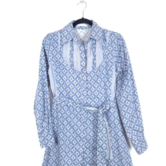 JOHNNY WAS 3J Workshop Paisley Mixed Print Cottagecore Mini Dress - Picture 2 of 15